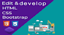 create responsive website design with html css bootstrap