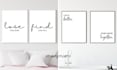 do typography quote wall art prints for etsy