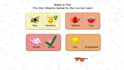 create 2d educational learning words and numbers puzzle game
