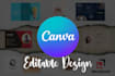 design anything in canva editable