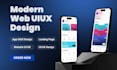 do ui ux design for mobile app web app and websites in figma