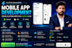 do mobile app development for android ios as a flutter developer