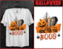 create custom halloween t shirt design for you