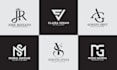 design initial letter monogram apparel fashion clothing brand logo