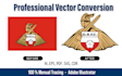 convert png to vector,  vectorize image, logo to vector