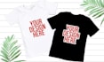create 150 unique HD tshirt mockup