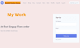 do frontend web development in HTML CSS javascript