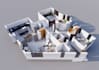 do 3d floor plan and furniture layout of your house