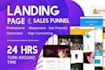 make a outstanding landing page website