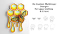 do custom multilayer mandala designs for laser cutting and cricut