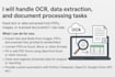 do ocr, extract fields, and parse documents