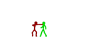 create a stick figure fight animation video