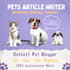 write dog, pet, and veterinary informative blogs