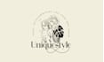 draw a feminine vintage hand drawn line art logo