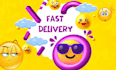 creative custom emoji, emote or animated emoji for you