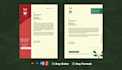 design a professional letterhead template