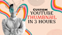 design amazing clickbait youtube thumbnail