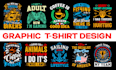 do typography t shirt, custom graphic t shirt design for your brand