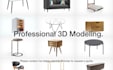 do furniture 3d modeling, rendering and animation in blender