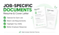 manually search and apply to targeted jobs with tailored resume and cover letter