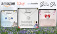 jewelry message card shine on design 12hrs