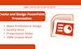 prepare professional slides on powerpoint presentation