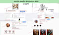 create and setup social media pages professionally