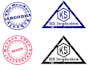 design a circular round logo, badge, seal, label, premium stamp