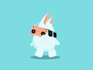 create cute 2d character motion graphics animated GIF