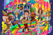 create high detailed psychedelic art