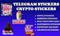 create animated stickers or emojis for whatsapp, telegram and other social media