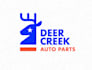 do modern update deer logo design