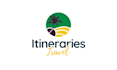 design travel or tourism agency, vacation, hotel and adventure outdoor logo