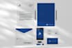design business kit, letterhead, and stationery items