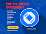 convert PDF to word or word to PDF