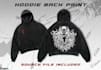 design anime streetwear hoodie back print for clothing brands
