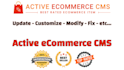 integrate payment gateway and provide customizations for active ecommerce cms