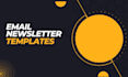 design email newsletter template on omnisend, unbounce, getresponse, mailchimp