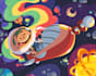 draw flat art children book illustration
