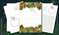 create kids handwriting book, alphabet, and number tracing