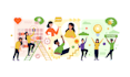 draw vector isometric illustrations for your site