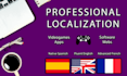 localize and translate your game, web, app or software to spanish