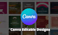 create canva editable content instagram post facebook post