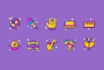 create 16x16 and 32x32 pixel art for icon design