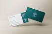 design elegant double sided business card, logo and print ready files