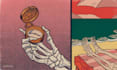 draw a digital retro horror illustration