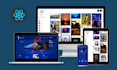 develop web application, react js website using react js