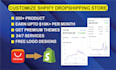 create, launch and manage shopify dropshipping store