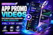 create high converting app promo video or website explainer videos