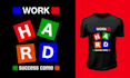 create custom creative and motivational quotes t shirt design